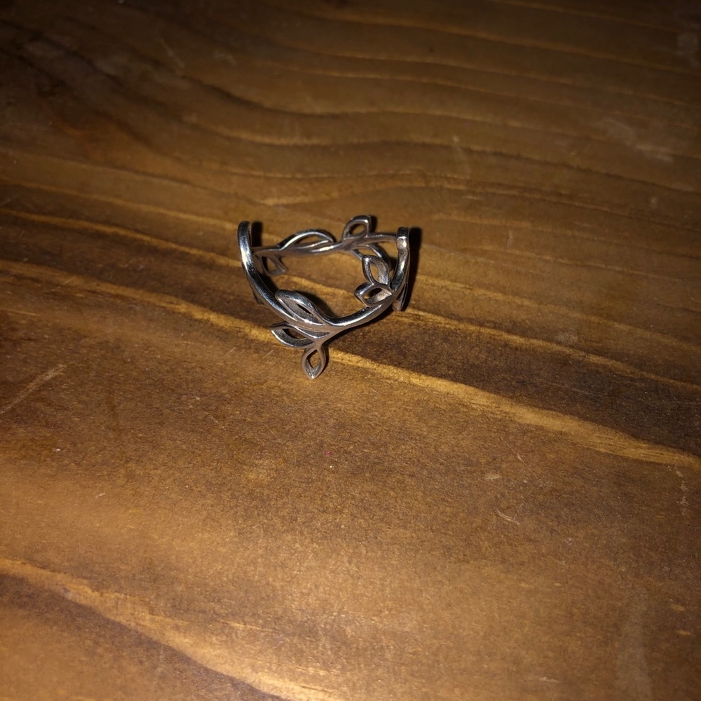 sterling silver floral ring